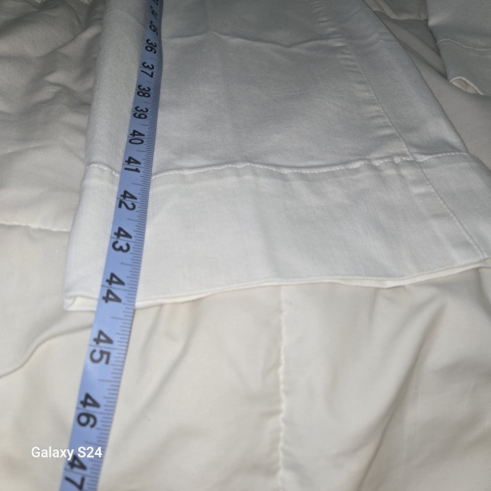 Juicy Couture" Lunita" Y2K Wide Leg High Rise Jeans in White. Size 24 NEW! - Picture 7 of 9